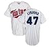 Francisco Liriano Jersey: Minnesota Twins Youth Home White # 47