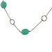 SHAESBY- Baroque Circle Chrysoprase Necklace
