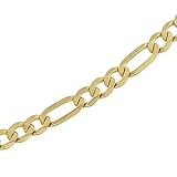 10K Yellow Gold Figaro Chain - Length: 18