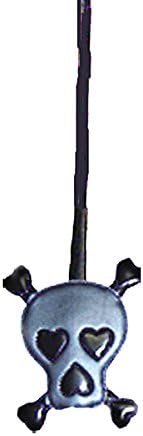 24" Skull Crop - Silver & Black