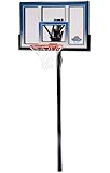 Lifetime 90020 Height Adjustable In Ground Basketball System, 48 Inch Shatterproof Backboard