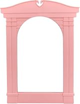 Classy Custom Sherbert Alley Decorative Pet Door Frame, Very Pink, Large