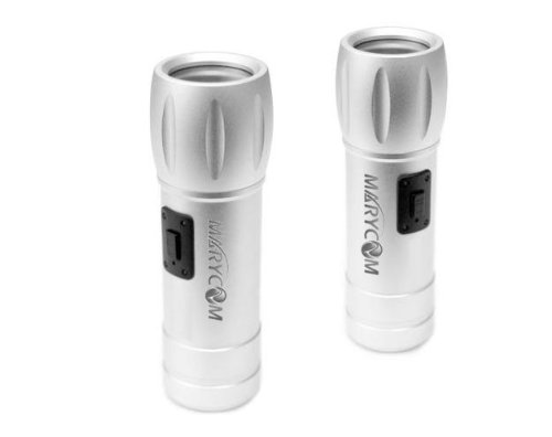 Marycom 3MP Mini Camera in Silber aus Alu / Spaycam / Spion Kamera