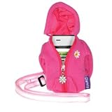 Charm 14 Hooded Pink Jacket Cell Phone Cover