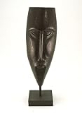 Wooden Tribal Mask Sculpture