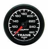 ES™ Electric Transmission Temperature Gauge 2 1/16 in. 100 - 260 Deg. Incl. 1/8 in. NPT Sender 8 ft. Harness 3/8 in./0.5 in. NPT Adapter Fittings Full Sweep