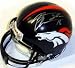 Jake Plummer Autographed Denver Broncos Replica Mini Football Helmet with 