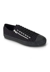 Men'S Canvas 2 Zipper Low Top Sneaker