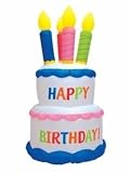 Happy Birthday Cake with Candles 4-FT Airblown