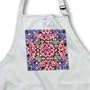 Manic Patriotism - BLACK Full Length Apron With Pockets 22w X 30l