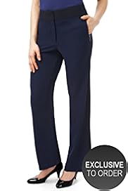Twiggy for M&S Woman Straight Leg Panelled Trousers