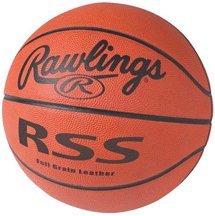 Intermediate / Women's Wide Channel Leather Game Basketball From Rawlings