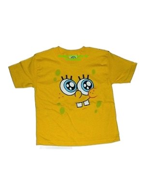 SpongeBob Toothy Toddler Child's Yellow T-shirt