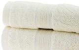 Kitchen & Housewares : Egyptian 100% Cotton Ivory 500gsm Bath Sheet