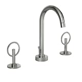 Jado 847133.144 Stoic Widespread Lavatory Faucet with Loop Handles, Brushed Nickel
