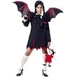 Very Bat Girl - Fun Halloween Fright Costume for Women! (Does not include stockings, wig or shoes)
