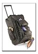 BLACK PATCHWORK LEATHER BACKPK - B&F DISTRIBUTION LP