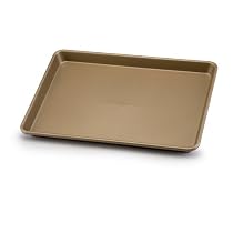 Paula Deen 9 x 13 Inch Aluminized Steel Cookie Sheet, Champagne