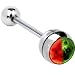 BLINKING LIGHT Barbell - red green