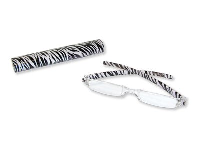 Price/Pack Carson RimFree - Zebra Print, RG-60 Reading Glasses.