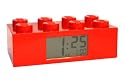 LEGO Unisex 9002168 Red Plastic Alarm Brick Clock