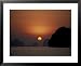 Sunrise Over Ha Long Bay with Karst Hills, Vietnam Framed Art Poster Print by Keren S...