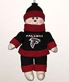 Atlanta Falcons 10" Snowflake Friends Festive Plush Snowmen Make Great Friends For Anyone