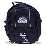 MLB Black Colorado Rockies Deluxe Backpack
