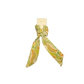 Swirls Print Scarf Head Band in Pastel Colors