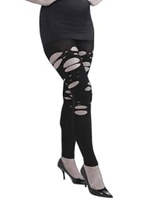 Bristol Novelty Black Zombie Leggings General Accesories - Women's - One Size