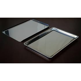 Deluxe 2 (two) Stainless Steel Bakeware Set with Jelly Roll Pan and Cookie Sheet