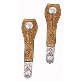 Billy Royal Tooled Sliver Plate Rein Stabilizers