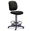 Hon 5905AB10T Swivel Pneumatic Task Stool, 26-3/4 in.x30 in.x49-3/4 in., Black