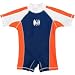 Boys Navy Orange UV Rash Suit