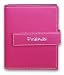 4X6 1-UP 36 PHOTOS EXPRESSIONS EMBROIDERED MAGNETIC STRAP ALBUM - DARK PINK FRIENDS - Photo Album