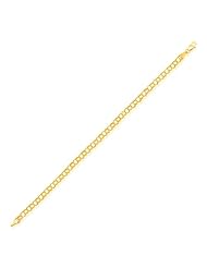 4.0 mm 14K Yellow Gold Lite Charm Bracelet
