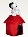 4 Ft. Peanuts Red Baron Snoopy on Dog House Airblown Inflatable