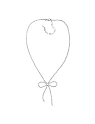SD Collection Big Suprise Hanging Bow Station Necklace