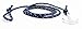 Golastartery Fashion Punk Style Alloy Bangle Weave Wax Rope Bracelets Anchors Cuff Bracelets