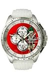 Ed Hardy Dragster White Chronograph Red Dial Men's Watch #DR-WH