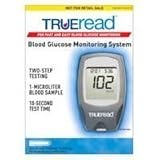 TRUEread Blood Glucose Monitoring System Meter