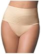 Flexees Women's Firm Control Contour Band Hi-Cut Brief #3344