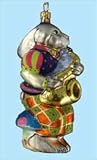 The Rabbit Saxophonist 5 1/2 Ornament - set of 3