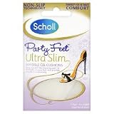 Scholl Non-Slip Technology Party Feet Ultra Slim invisible gel Cushions (1 Pair Re-Useable) ideal for all shoes