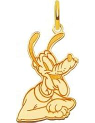 14K Yellow Gold Disney Pluto Charm Jewelry Dog Pendant