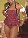 Dreamgirl Women's Dreamgirl Schoolgirl Lingerie Set - 4232