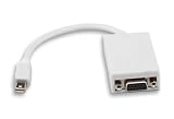 Apple Mini Display Port to VGA Adapter for use with Unibody MacBook - Pro - Air etc