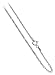 FG50 Nickel Free Italian Sterling Silver 1.5mm Figaro Link Chain 16" 18" 20" 22" 24" 30" Necklace