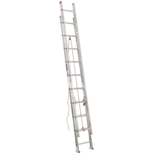 Werner 28Ft Type III Aluminum Extension Ladder D1128-2
