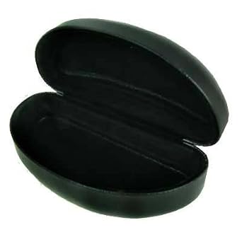 Click here to buy LARGE BLACK CLAMSHELL HARD EYE - SUNGLASSES CASE by Luxury Divas.